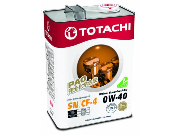 TOTACHI Ultima EcoDrive PAO SN/CF 0W-40, 4L